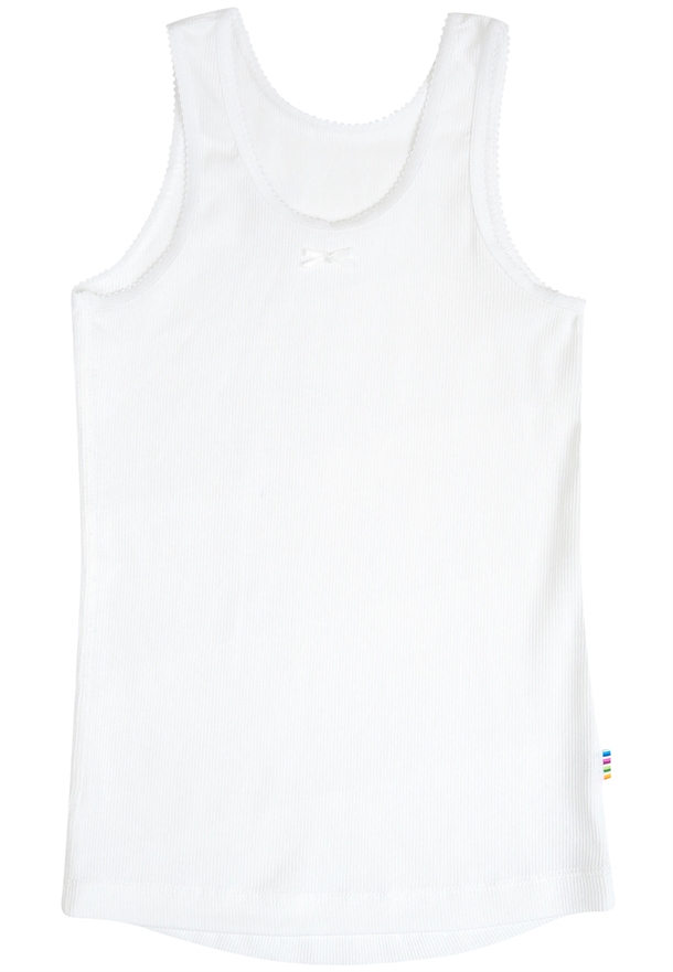 Joha-Undertroeje-blonde-hvid Joha Undertrøje - blonde og sløjfe - hvid - Joha