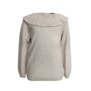 Lea bluse, 100% merinould - cream oatmeal / 98 - Hanevild