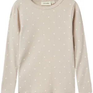 Lil Atelier Bluse - Hjerter - Gago Gray Morn Heart - Lil Atelier