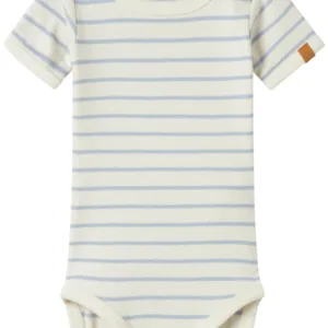 Lil Atelier Body - Kortærmet - NbmGeo - Zen Blue Striber - Lil Atelier