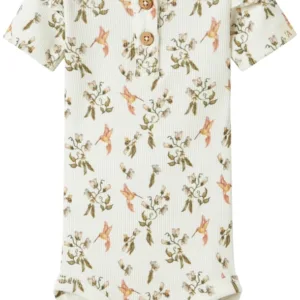 Lil Atelier Body - Kortærmet - NbfFlavo - Coconut Milk Humming Bird - Lil Atelier