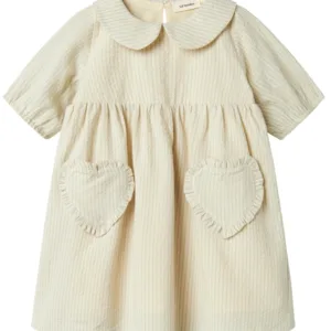 Lil Atelier Kjole - NmfFolly - Hjerter - Vapor Blue - Lil Atelier