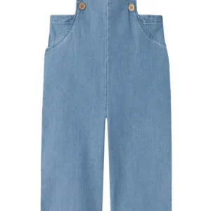 Lil Atelier Smækbukser Okaja Overalls Medium Blue Denim - Lil Atelier