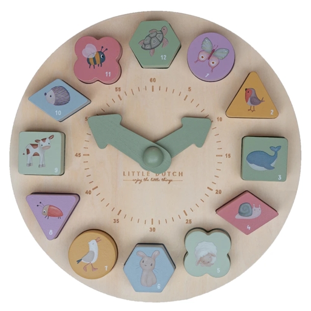Little-Dutch-Aktivitetsur- Little Dutch Aktivitetsur - Træ - Little Dutch