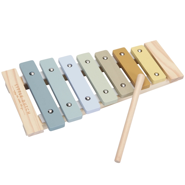 Little-Dutch-Xylofon-Blaa Little Dutch Xylofon i træ - Blå - Little Dutch