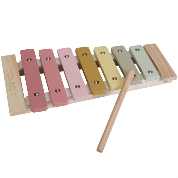 Little-Dutch-Xylofon-Pink Little Dutch Xylofon i træ - Pink - Little Dutch