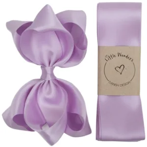 Little Wonders Dåbsbånd Bellis Silke Satin Light Orchid - Little Wonders