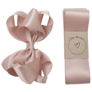 Little Wonders Dåbsbånd Bellis Silke Satin Vanilla - Little Wonders