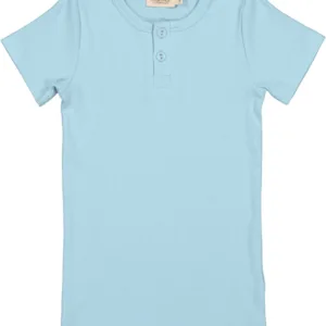 MarMar T-shirt - Kortærmet Modal Fine Rib - Heavenly Blue - MarMar Copenhagen