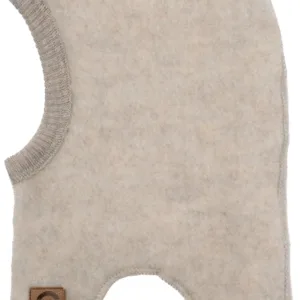 Mikk-Line Elefanthue - Uld - Melange Offwhite - Mikk-Line