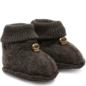 Mikk-Line Futter Uld Dark Brown Melange - Mikk-Line