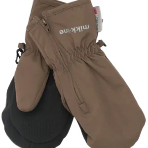 Mikk-Line Luffer med tommelfinger & lynlås - Vandtætte - Chocolate Chip - Mikk-Line