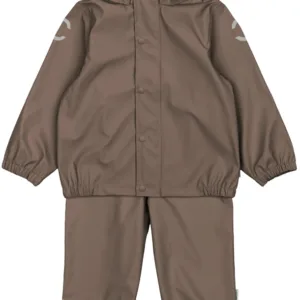 Mikk-Line Regntøj - med seler - Chocolate Chip - Mikk-Line