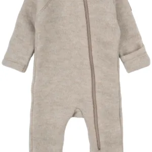 Mikk-Line Ulddragt Melange Offwhite - Mikk-Line