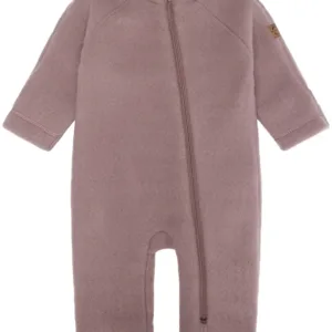 Mikk-Line Ulddragt m/lynlås & ombuk - Twilight Mauve - Mikk-Line