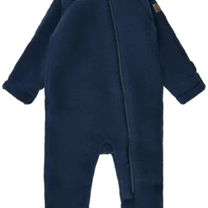 Mikk-Line Ulddragt m/lynlås & ombuk - Blue Nights - Mikk-Line