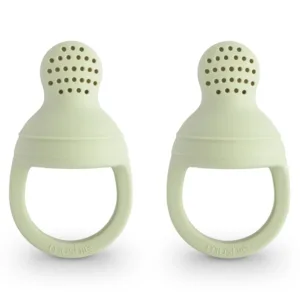 Mushie Food Feeder Sage 2-pak - Mushie