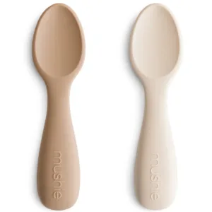 Mushie Skeer - Silikone ske - Natural & Shifting Sand - Mushie