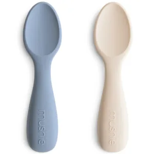 Mushie Skeer - Silikone ske - Tradewinds & Shifting Sand - Mushie