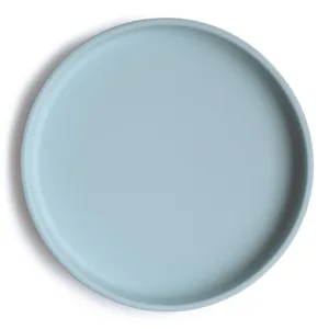 Mushie Tallerken med sugekop Classic Silikone Powder Blue - Mushie
