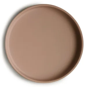Mushie Tallerken med sugekop Classic Silikone Natural - Mushie