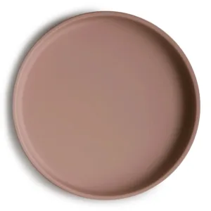 Mushie Tallerken med sugekop Classic Silikone Cloudy Mauve - Mushie
