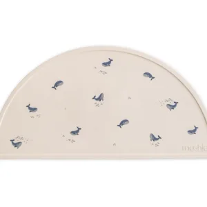 Mushie dækkeserviet Whales - Mushie