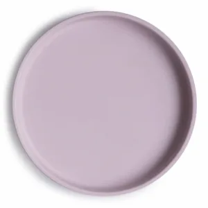Mushie tallerken Med Sugekop Classic Silikone Soft Lilac - Mushie