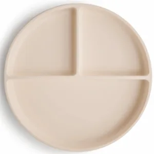 Mushie tallerken med sugekop - Shifting Sand - Mushie