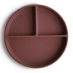 Mushie tallerken med sugekop Woodchuck - Mushie