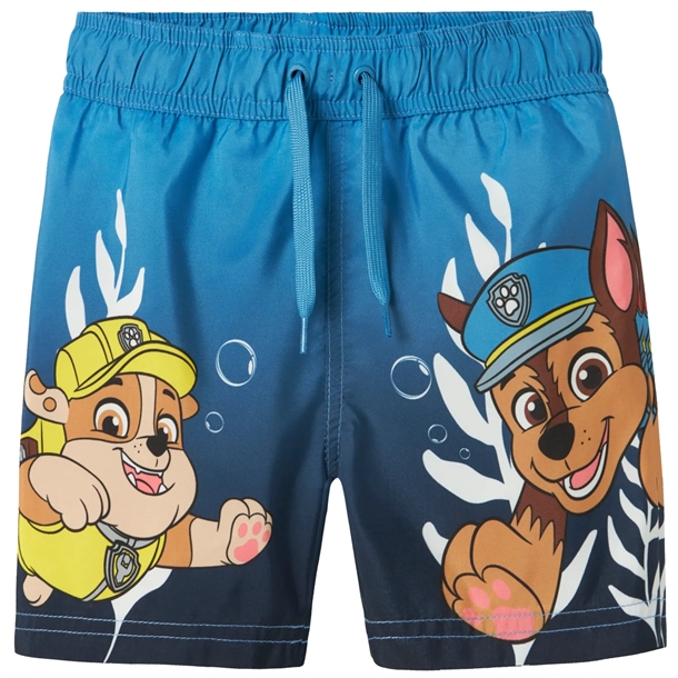 Name-It-Badebukser-Paw-Patrol-NmmMabbe-Parisian-Blue Name It Badebukser - Paw Patrol - NmmMabbe - Parisian Blue - Name It