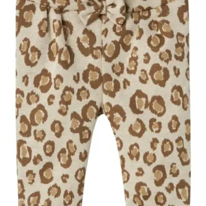 Name It Bukser NbfSoleo - Jacquard Leo Glitter - Summer Sand - Name It