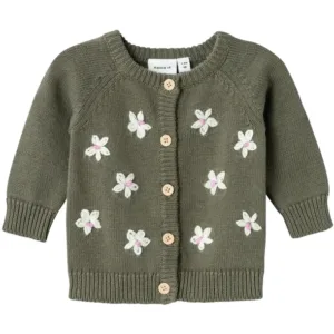 Name It Cardigan Strik Neflow Mulled Basil - Name It