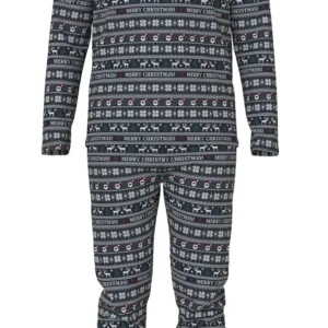 Name It Julenattøj Vismas Dark Sapphire Merry Christmas - Voksen - Name It