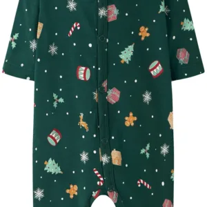 Name It Julenatdragt - Vismas - Botanical Garden Xmas AOP - Name It