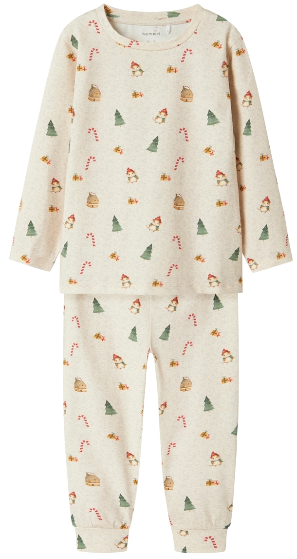 Name-It-Julenattoej-Roccas-Peyote-Melange Name It Julenattøj - Roccas - Peyote Melange - Name It