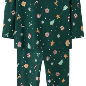 Name It Julenattøj - Vismas - Botanical Garden Xmas AOP - Name It