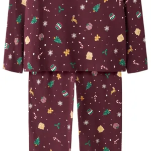 Name It Julenattøj - Vismas - Burgundy - Kids - Name It