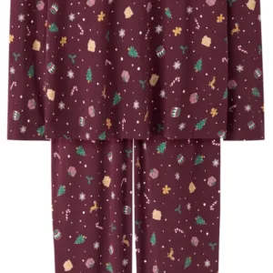 Name It Julenattøj - Vismas - Burgundy - Voksen - Name It