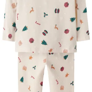 Name It Julenattøj - Vismas - Whitecap Gray Xmas AOP - Name It