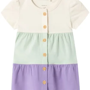 Name It Kjole Jomai Kortærmet Bougainvillea - Name It