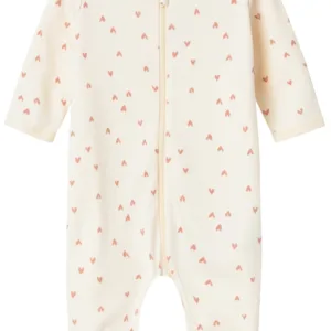 Name It Natdragt - Lynlås - Buttercream Hearts - Name It