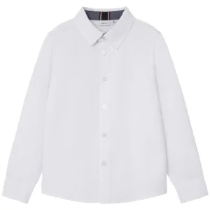 Name It Skjorte Newsa Bright White - Hvid - Name It