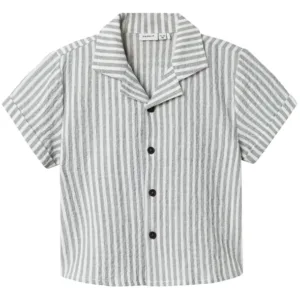 Name It Skjorte - Kortærmet - NmmFedenis - Navy Blazer - Name It