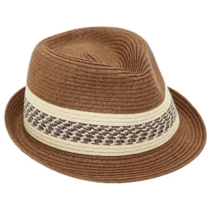 Name It Solhat Felal Straw Hat Brown Lentil - Name It