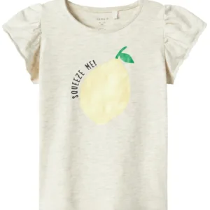 Name It T-shirt - NmfFolly Glitter - Peyote Melange - Name It