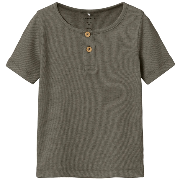 Name-It-T-shirt-Rib-Kab-Bungee-Cord-Melange Name It T-shirt - Rib - Kab - Bungee Cord Melange - Name It