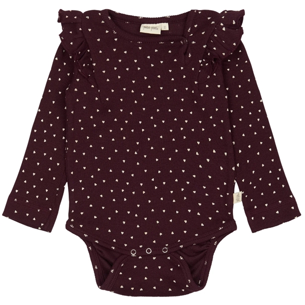 Petit-Piao-Body-Modal-Heart-Dark-Grape-White Petit Piao Body - Modal Heart - Dark Grape/White - Petit Piao