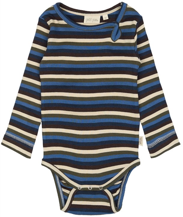 Petit-Piao-Body-Striber-True-navy-multistripe Petit Piao Body - Striber - True navy multistripe - Petit Piao