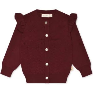 Petit Piao Cardigan Dark Cherry - Petit Piao